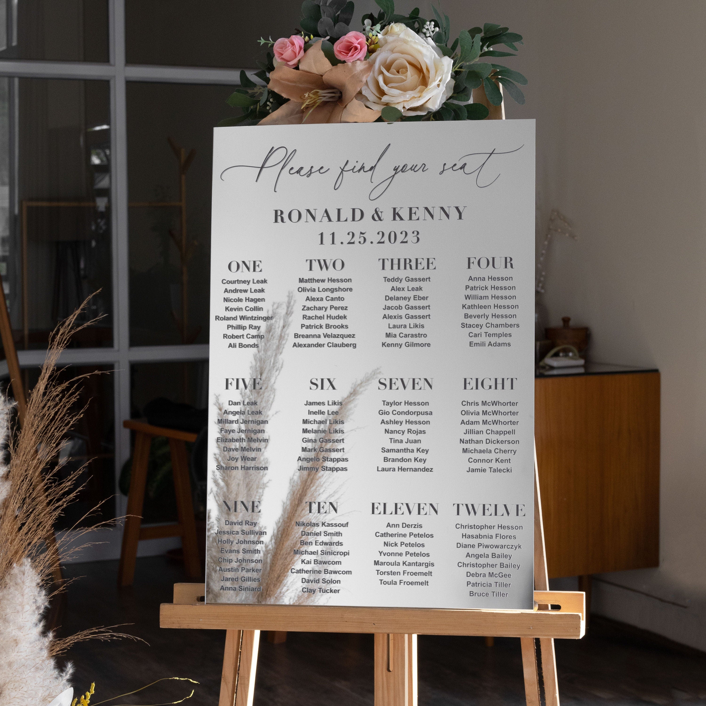 Mirror Silver Seating Chart