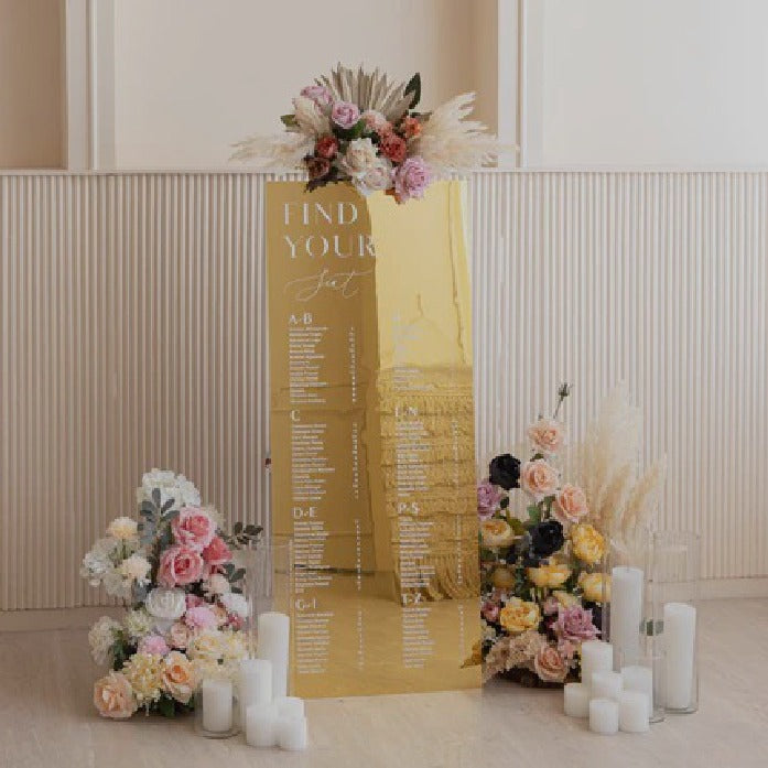 Mirror Gold Seating Chart