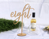 Wedding Table Numbers