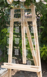 Acrylic seating chart, find your seat sign-RR