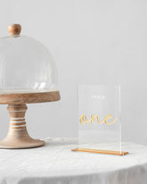 Gold Table Numbers