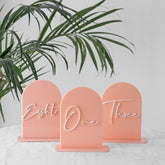 Arch Table Numbers | Table Numbers | Acrylic Table Numbers | Table Number Wedding , Centerpieces Luxury Decorations, Wedding Table Number AG