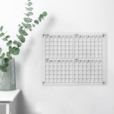 Four Month Clear Acrylic Calendar