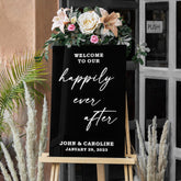 Happily ever after Welcome Sign