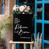 Ceremony Welcome Sign