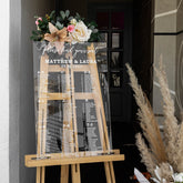 Clear Acrylic Wedding Seating Chart-RR