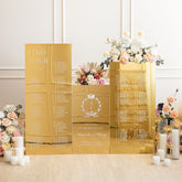 Wedding Signs Bundle - Acrylic Seating Chart - Monogram Welcome Sign -Set of Three