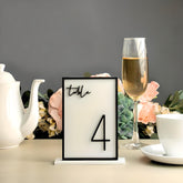Gold Table Numbers | Table Numbers | Acrylic Table Numbers | Table Number Wedding , Centerpieces Luxury Decorations, Wedding Table Number AG
