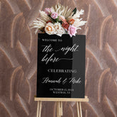 The Night Before, Rehearsal Dinner Welcome Sign