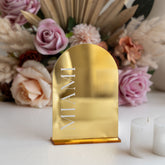 Modern Table Numbers - City Names Table Signs - Gold Mirror Table Numbers - Wedding Stationery - Wedding Table Decor - Silver Table Numbers AG