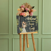 Wedding Welcome Sign with Photo