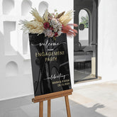Acrylic Engagement Party Welcome Sign -RR
