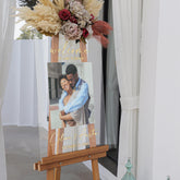 Acrylic Photo Wedding Welcome Sign-RR