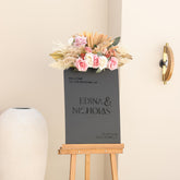 Matte Black Acrylic Welcome Sign