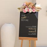 Rehearsal Dinner Welcome Sign