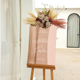 Rose Gold Mirror Welcome Sign