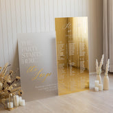 Wedding Seating Chart and Welcome Sign