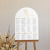 Wedding Seating Chart Acrylic Sign -RR