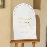 Acrylic Wedding Welcome Sign