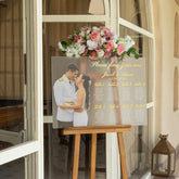 Wedding Seating chart with picture