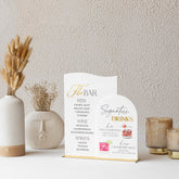 wedding signature drink sign