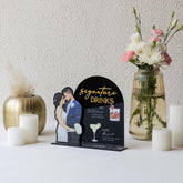 wedding signature drink sign with picture