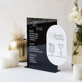 signature drink sign wedding