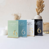 wedding table numbers - gold table numbers - wedding reception table numbers - acrylic table numbers - table numbers wedding AOA