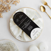 Premium UV Printed Acrylic Menu with Place Cards