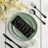 Acrylic Wedding Menu Cards – Modern Acrylic Menu Sign