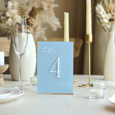 Premium Acrylic Table Numbers with 3D Letters