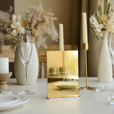 Modern Mirror Acrylic Table Numbers with Stands