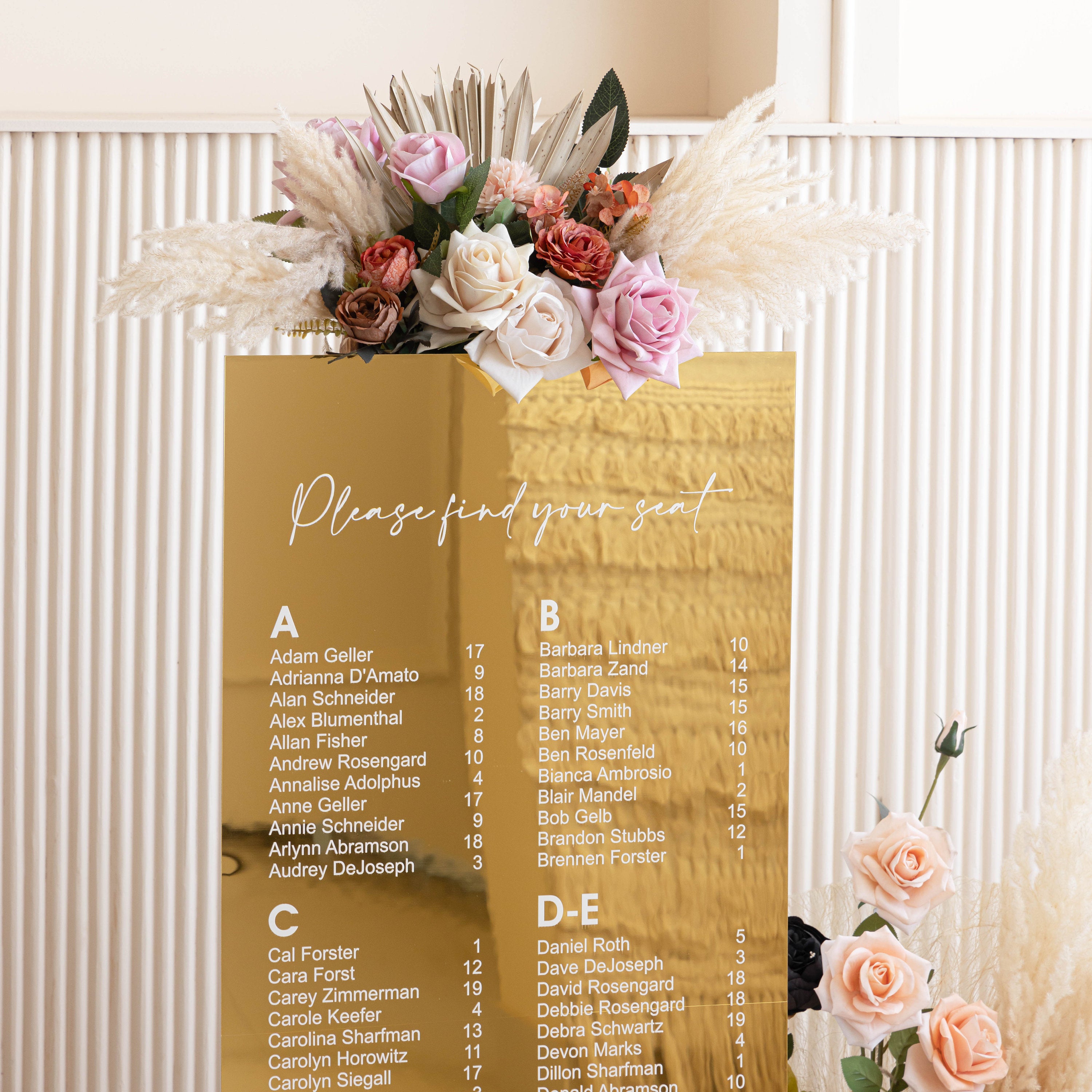 Wedding Signs Bundle - Seating Chart - Reception Welcome Sign - Acrylic Wedding Sign - Wedding Seating chart - Gold Acrylic Wedding Signage