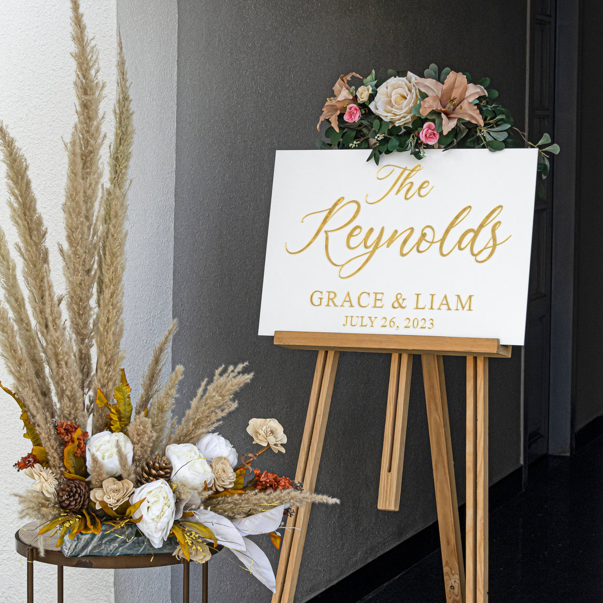 Last Name Welcome Sign