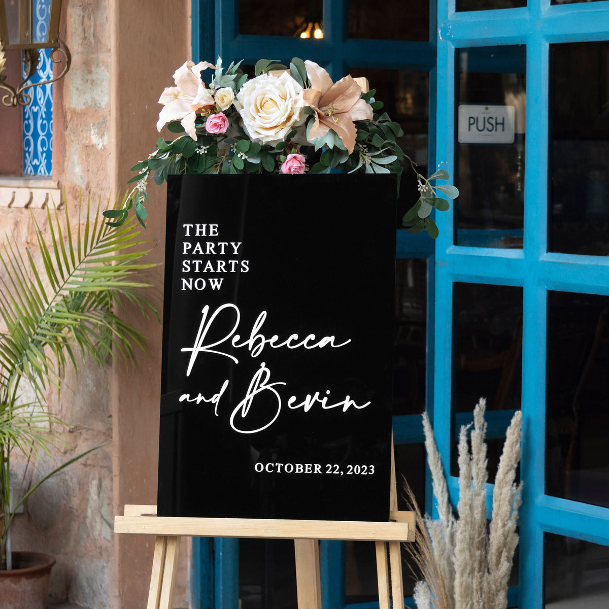 Ceremony Welcome Sign