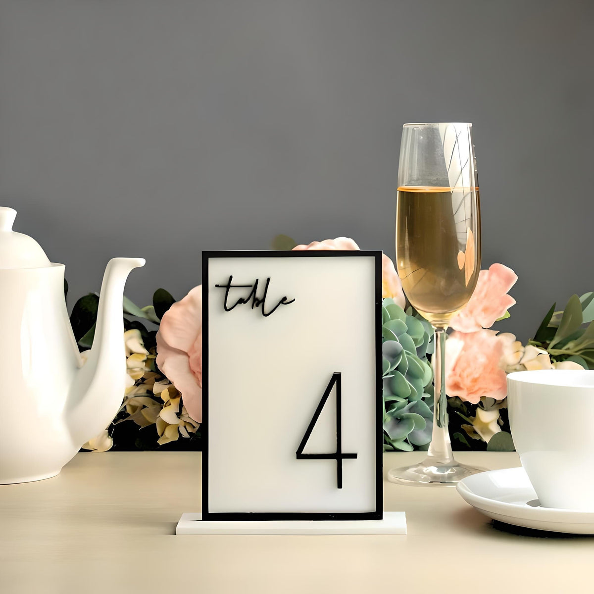 Gold Table Numbers | Table Numbers | Acrylic Table Numbers | Table Number Wedding , Centerpieces Luxury Decorations, Wedding Table Number AG