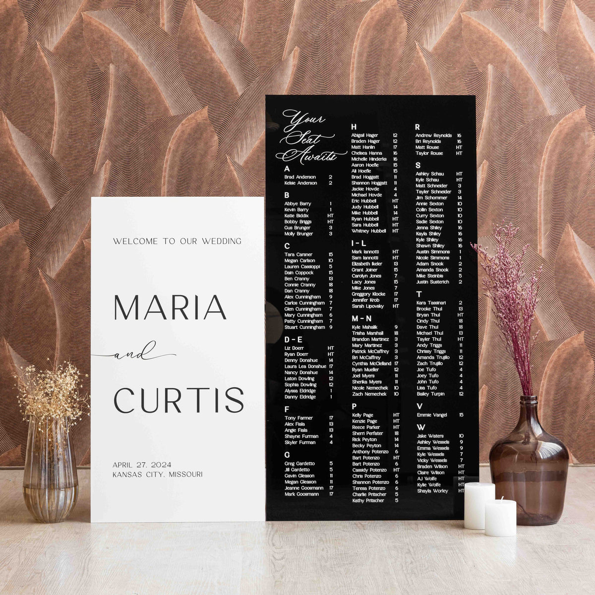 Wedding Signs Bundle Set of 2