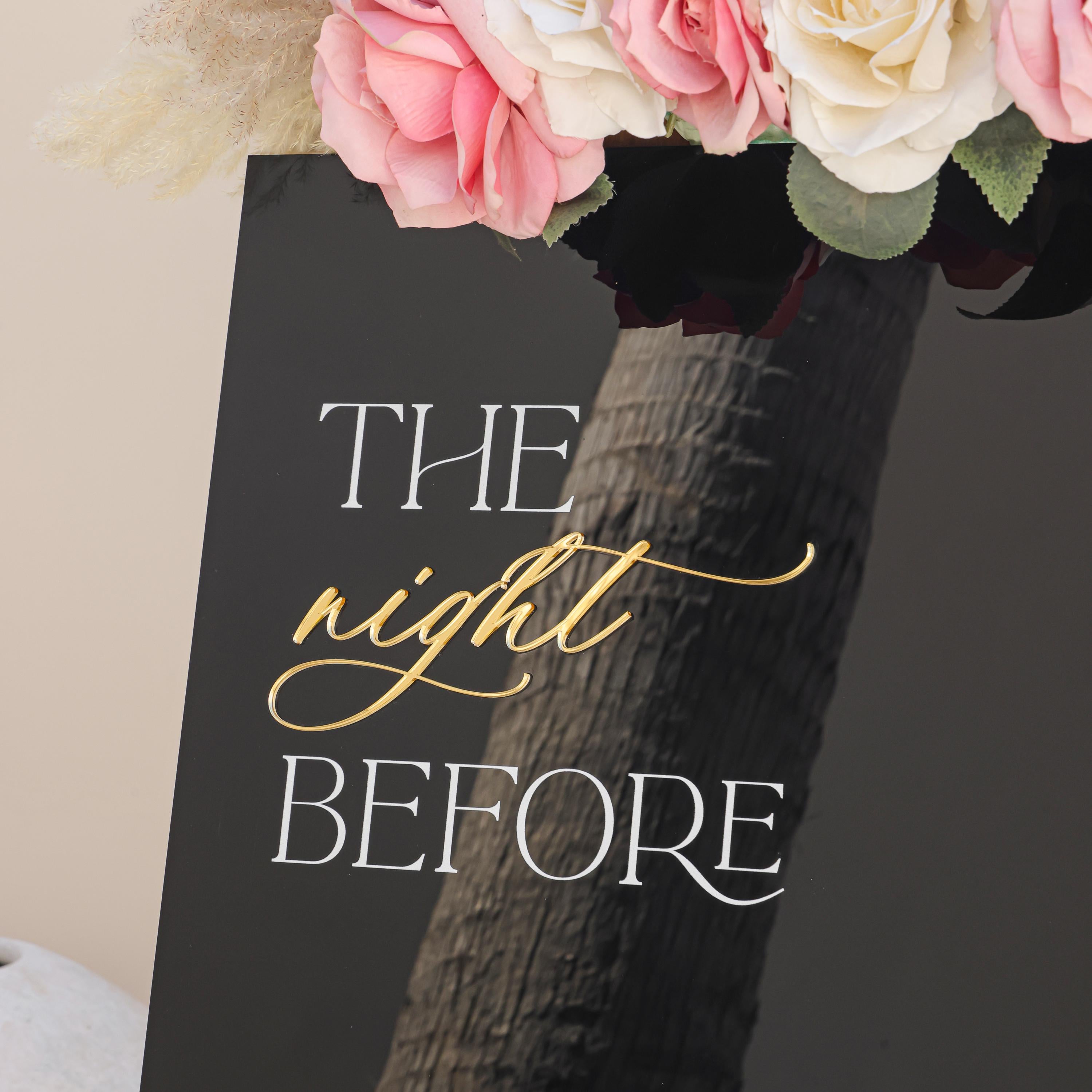 Rehearsal Dinner Welcome Sign