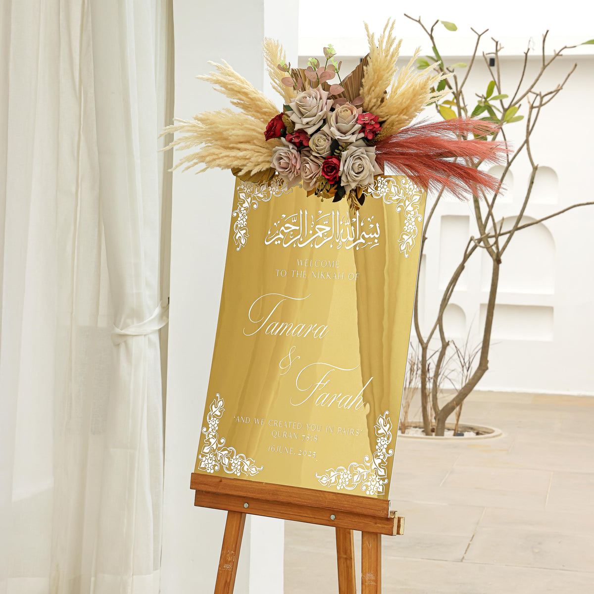 Acrylic Nikkah Sign
