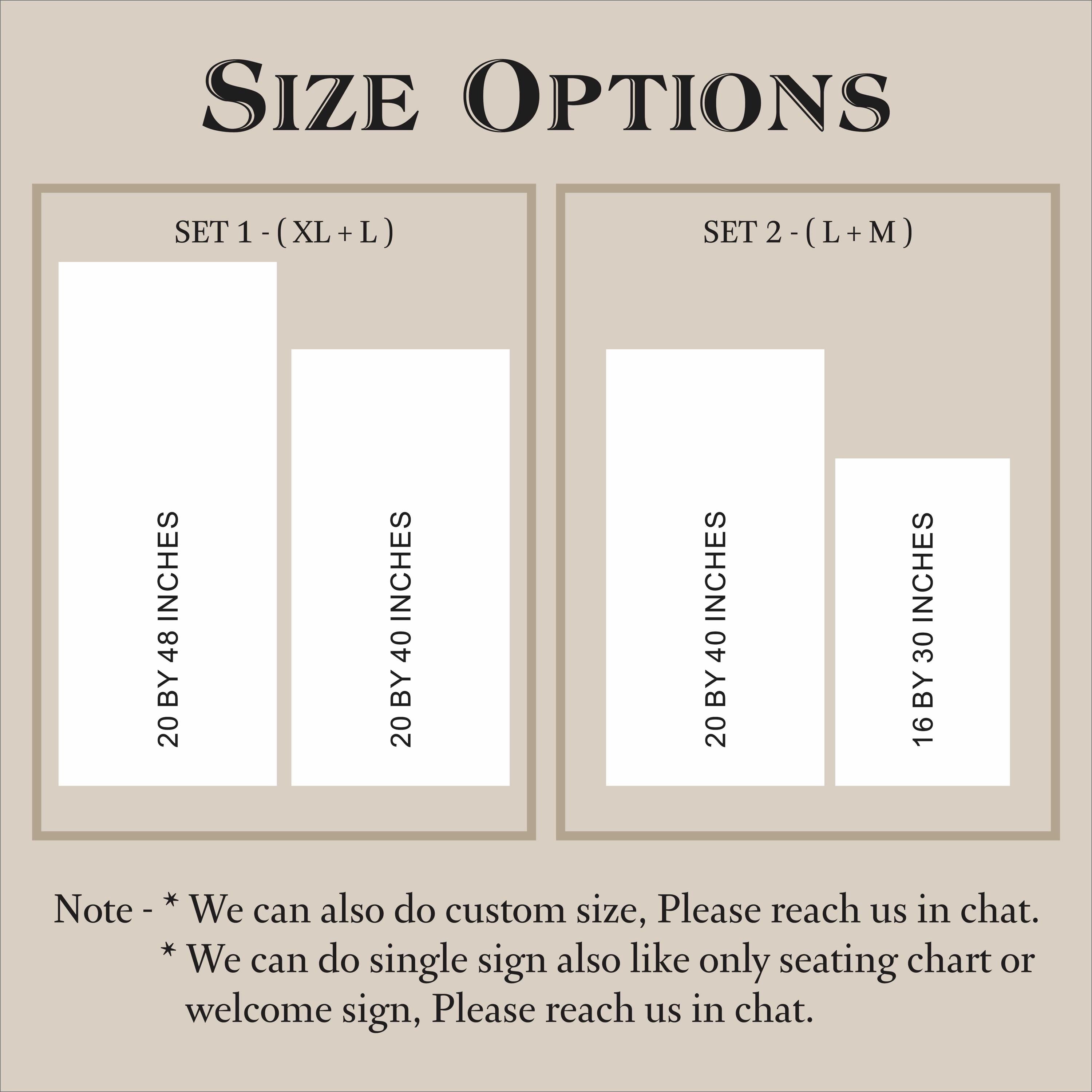 Wedding Signs Bundle Set of 2