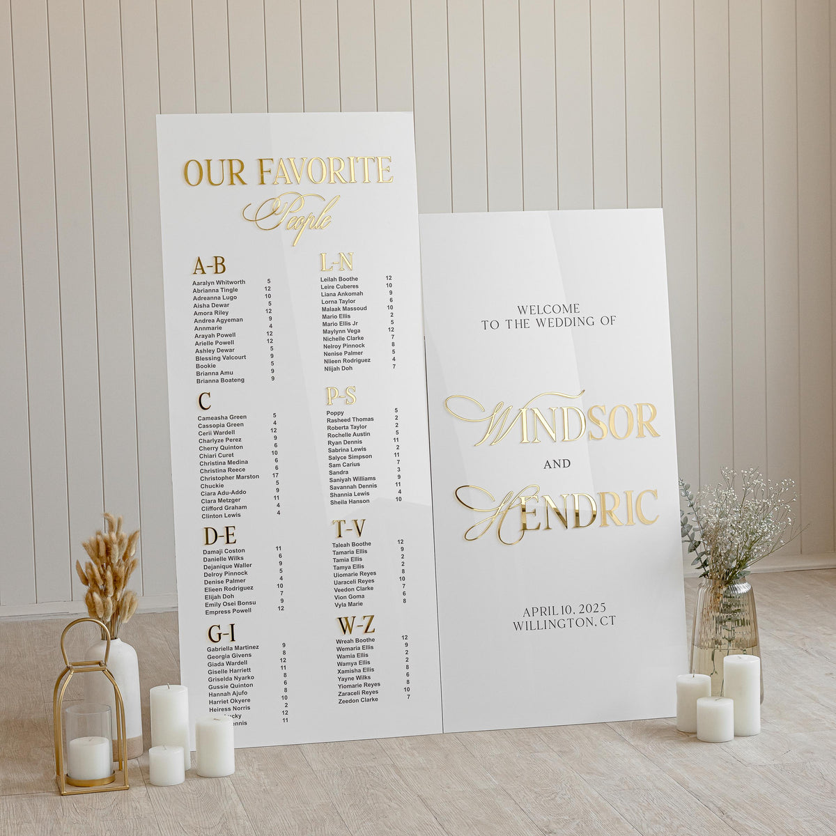 Wedding Signs Bundle Set of 2